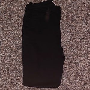 Long Black ripped jeans wore once